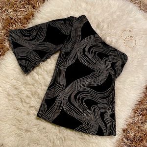 Black and Gold Party Top